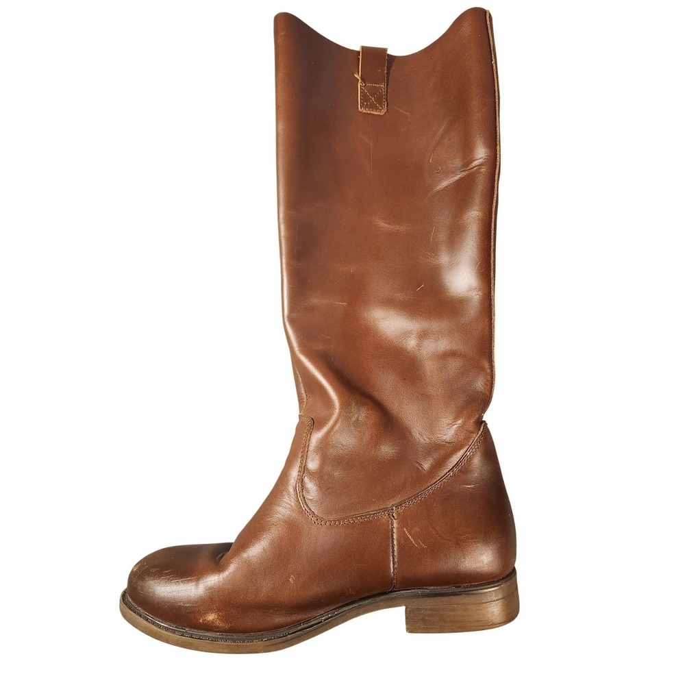Harper Boots Womens Size 6.5 Brown Leather Knee High Riding Equestrian